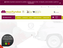 Tablet Screenshot of maxifundas.com